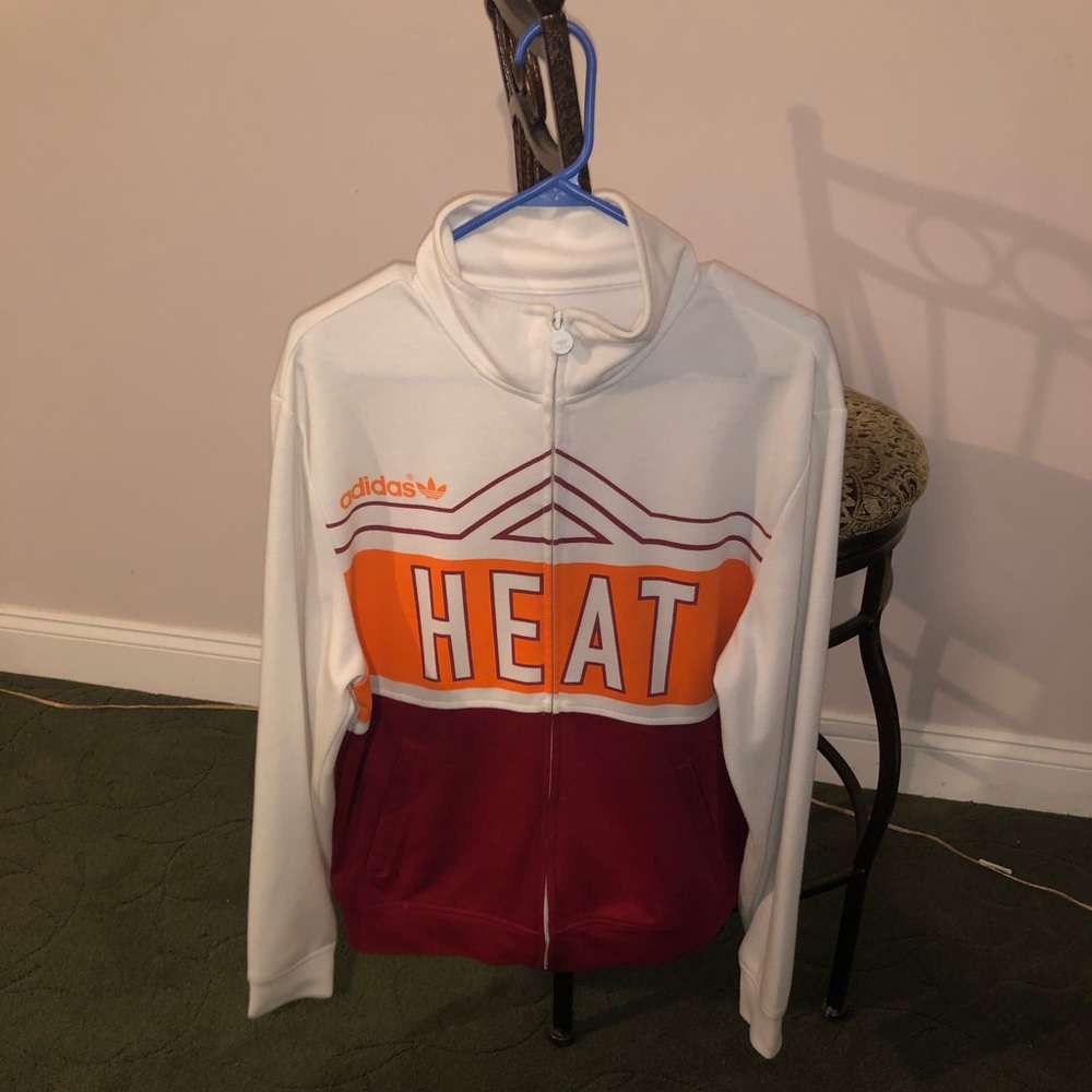 Retro Miami Heat Warm-Up Jacket